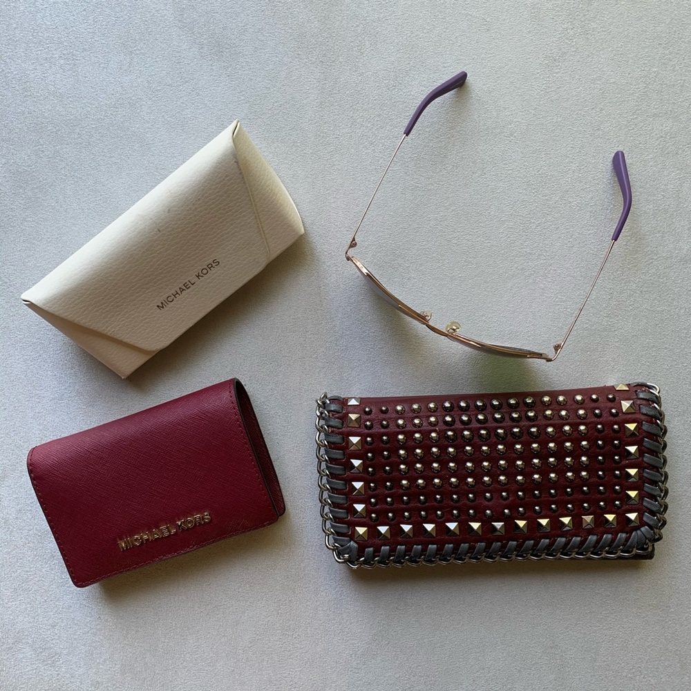 Michael Kors Bundle Sunglasses and Two Wallets